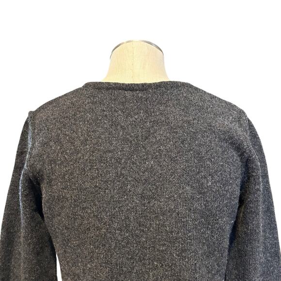 Patagonia 100% Lambswool Gray Sweater Womens Sz Medium Heritage wear Normcore - Picture 14 of 16